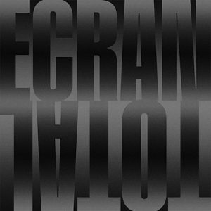 Image promotionnelle de l'exposition ÉCRAN TOTAL - Graphisme Louise Paradis