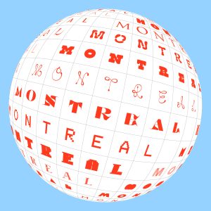 Image promotionnelle de l'exposition " ECAL Atlas typographique" présentée au Centre de design de l'UQAM du 9 sept. au 4 octobre 2026